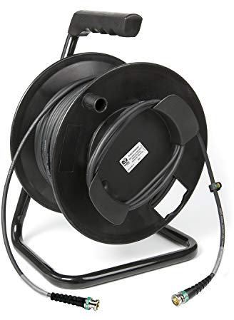 Emelec VíasCom R-SDI-3006N/030-30 m 4K-UHD 12G-SDI (0.8/3.75/6.0) Videokabel montiert auf Kabelhalter mit BNC 4K-UHD - einreihiger Leiter - Schwarz - Flexibles PVC
