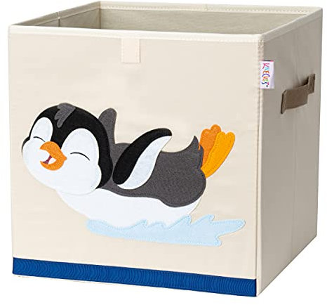 KNECKES Premium Aufbewahrungsbox Kallax Kinder - 8 Motive (33x33x33cm) | Größe passend als Kallax Boxen Kinderzimmer | Spielzeug-Kiste zusammenfaltbar, stabiler Boden, langlebig