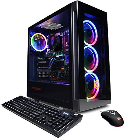 Ansxiy CYBERPOWERPC Gamer Xtreme VR Gaming PC, Intel Core i5-11600KF 3.9GHz, 16GB DDR4, GeForce RTX 3060 12GB, 500GB NVMe SSD, 1TB HDD, WiFi Ready & Win 11 Home (GXiVR8480A10)