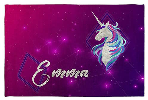 Tischset Einhorn. Tischset Kinder. Platzdeckchen Abwaschbar Kinder. Tischset mit Namen. 30x45 cm. Personalisierte Geschenke. Einhorn