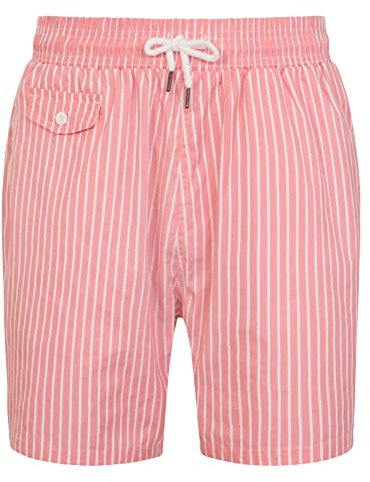 Short de bain pour homme à séchage rapide, rose, S