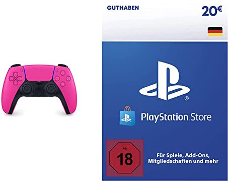 DualSense Wireless Controller Nova Pink [PlayStation 5] + PSN Guthaben | 20 EUR | deutsches Konto | PS5/PS4 Download Code