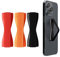 kwmobile Smartphone Fingerhalter 3 Set - Handy Halter Griff Halterung Einhandbedienung - 3X Handyhalter in Schwarz Orange Rot
