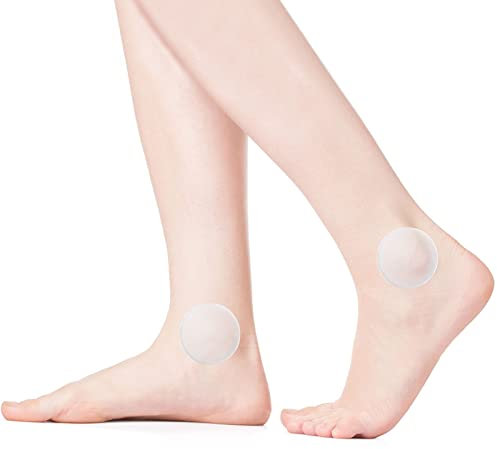 Gel-Scheiben für Knöchel, Gel-Pads für Stiefel, Schutz und Polsterung für Eislaufen, Hockey, Roller, Inline, Wandern, Reiten, Skischuhe (6,1 cm), 2 Stück