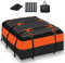 Blueshyhall Dachbox Auto, 840D Auto Dachtasche Wasserdicht mit 6 Haken und 1 Antirutschmatte, Dachkoffer für Auto, Gepäckbox für Auto Dachboxen für Auto mit / ohne Träger Universal (550L/20 Kubikfuß)