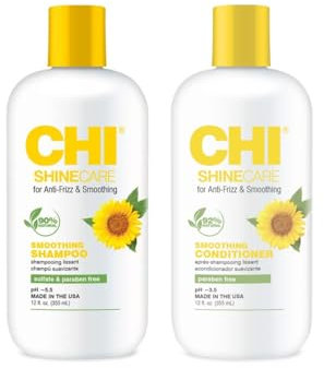 CHI SHINECARE Smoothing Shampoo 355ml + CHI SHINECARE Smoothing Conditioner 355ml set