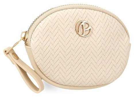 Pepe Jeans Sprig Portafoglio Beige 11,5 x 8,5 x 1,5 cm Pelle sintetica by Joumma Bags, Beige, Taglia unica, Portamonete