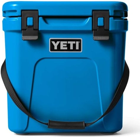YETI Roadie 24 Cool Box, Insulated Hard Cooler, Big Wave Blue