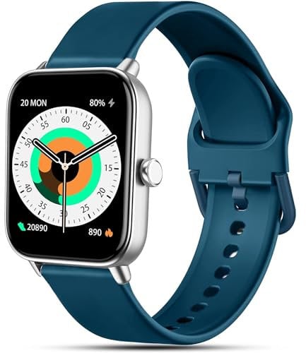 Issinlky band for Veryfit Smart Watch IDW19/IDW13/IDW16/IDW18, 22mm band Soft Silicone for Gloryfit P66/P66D/P72/P95, TUYOM LW36, H1/D1,T50S, Y6, YB54, G39, AGPTE LW11 Smart Watch