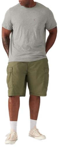Levi's Carrier Cargo Shrt-2 B&T Olive Night Lt, Noche de Oliva, 46 W