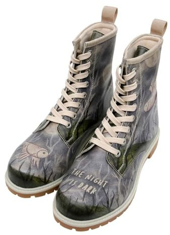 DOGO Long Boots - The Night is Dark - Vegane Damen Boots und Nachhaltige und Bunte Stiefeletten - Trendige Bequeme Stiefel für Damen 40