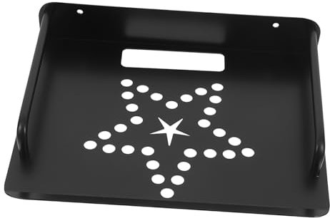 NUOBESTY Wall Mounted Router Bracket Aluminum Holder for Wifi Router Storage in Living Cable Management Wall Mount Rack