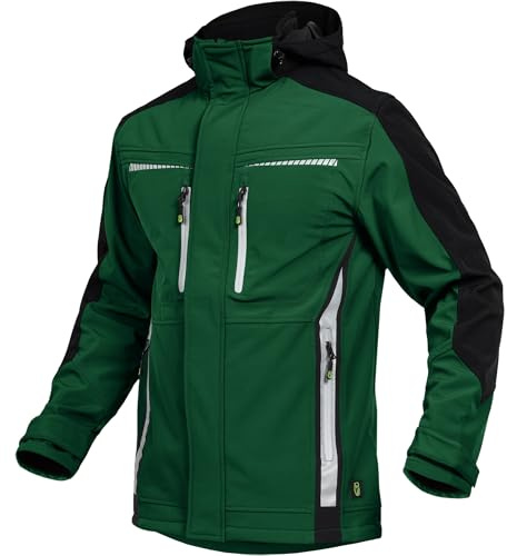 Leibwächter Softshelljacke Herren – atmungsaktive Jacke – Flex-Line Outdoor Jacke für Herbst & Frühling – Wasserabweisend & Winddicht – Funktionsjacke für Herren