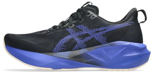 ASICS Herren NOVABLAST 5 Laufschuhe, Schwarz/Kobalt Burst, 10.5 Wide