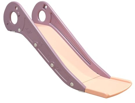 FytStycale Kinderrutsche Indoor Kinder Spielrutsche mit Sicherem Rutschuntergrund Und Verstärktem Aufstieg Gefertigt Aus Langlebigem PP für Kleinkinde, Rosa