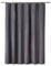 Bishilin Rideau de douche 100 x 200 cm, anthracite, en textile, anti-moisissure, imperméable, moderne, couleur unie, gris foncé