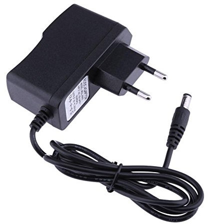 Matefielduk Cargador 9V 300mA,Adaptador Cargador DC 5.5x2.5mm AC a DC Fuente Alimentación 9V 100V-240V 50/60Hz