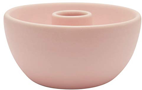 GreenGate - Kerzenleuchter - Rund - Pale pink - Ø10 x H5 cm