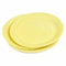 Lot de 20 Assiettes en Carton Vitamine 18cm Jaune