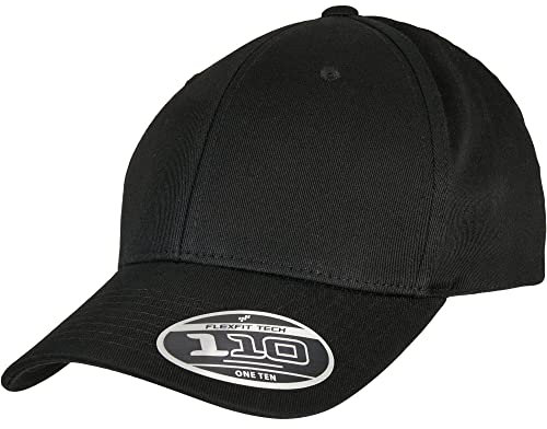 Flexfit Unisex 110 Organic Cap Baseballkappe, black, Einheitsgröße