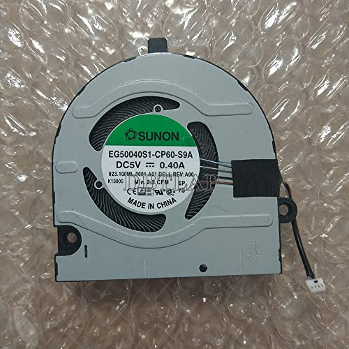 DBTLAP Ordenador portátil Ventilador para Dell EG50040S1-CP60-S9A 0HM04F 023.100ML.0001 5V 0.4A