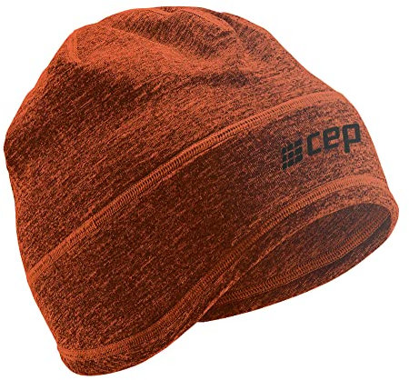 CEP Winter Run Beanie Dark orange Melange Unisex