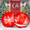 2 Stück 61 cm große große Weihnachtskugeln zum Aufblasen von Weihnachten, aufblasbar, riesig, Weihnachten, PVC, dekoriert, Ball für Weihnachten, Urlaub, drinnen und draußen (Elchmuster, rot, weiß)
