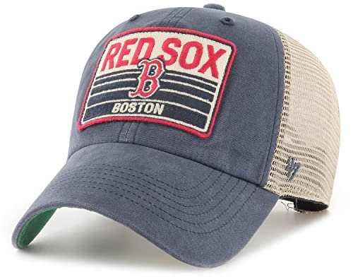 '47 MLB Boston Red Sox Cap Basecap Baseballcap Cleanup Vintage Four Stroke Kappe