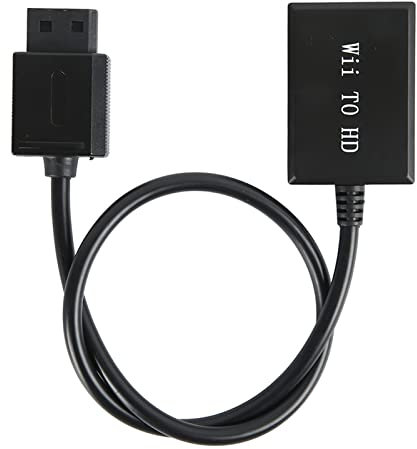 Elprico Für Wii zu HDMI Konverter, Leicht und Tragbar für Wii zu HD Multimedia Interface Adapter Game AV Adapter für HDTV