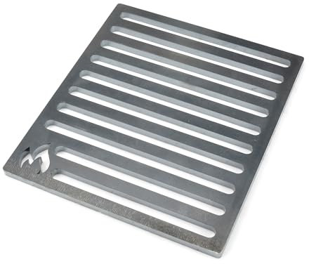 Grillrost.com Das Original Ofenrost 19,7x22cm aus massivem Stahl - Kein Guss dadurch Keine Bruchgefahr