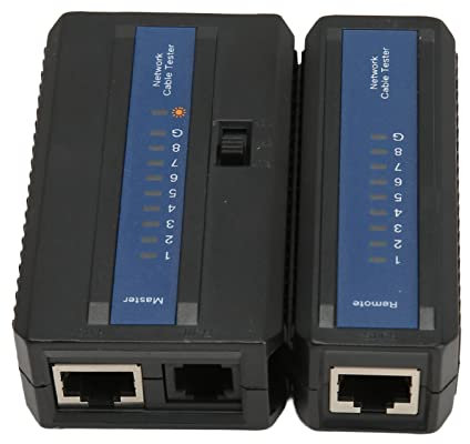 Topiky Netzwerkkabeltester für RJ45 RJ11 RJ12 CAT5 CAT6 CAT7 UTP-Kabel, Praktisch und Zuverlässig, Test auf Kurzschluss, Offenen Draht, Gekreuztes Drahtpaar