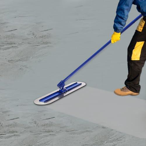 Distribuidor de hormigón, 120 cm, superficie lisa para alisar suelos de cemento en obras de construcción, carreteras