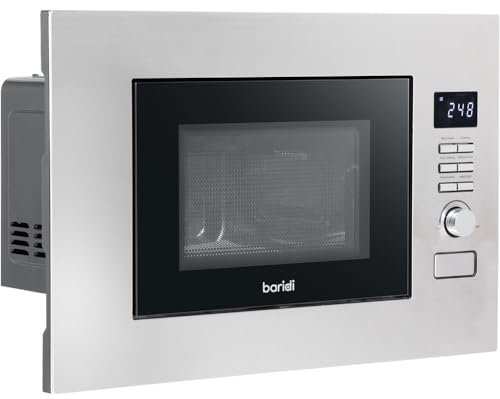 800W Integrated Microwave Oven - 20L Wall Mounted Stainless Steel 595x325x390mm