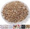AWARDSEN Pack of 1500 Letter Beads for Bracelets Rose Gold, 7 mm Acrylic Beads, Black Letters for DIY, Suitable for Necklaces, Bracelets, Crafts