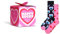 Happy Socks Lustige Feiertagsstile für Männer und Frauen – Geschenkbox-Sets zum Vatertag, Valentinstag (DE/NL/SE/PL, Numerisch, 36, 40, Regular, Regular, 2-Pack Valentine’s Socks Gift Set)