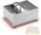 Groß Tofupresse, Tofu Maker Formen Käseformen mit Sieb und Tropfschale, Käsepresse Hartkäseform Cheesemaking, Multifunktionales Tofu Butter-Presse Küchenhelfer für Tofu-Liebhaber