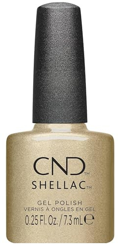 CND Shellac Gold Hardware Nr.490 Schimmerndes Gold - Original CND - Gellack - Nageldesign - Quit Luxury Collection