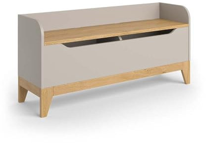 VitaliSpa Spielzeugtruhe Malia, Cashmere-Eiche, 107.2 x 50 cm mit Sitzbank