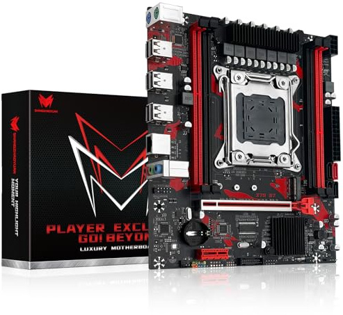 SHANGZHAOYUAN Placa base X79 S7 LGA 2011 para Intel Xeon E5/E7, Core i7 Series CPU, 4 ranuras DDR3 compatibles con MAX 256GB, NGFF/NVME M.2, SATA 3.0, PCIe 3.0, placa base de ordenador