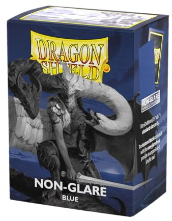 Dragon Shield | Standard Size Card Matte Sleeves | 100 CT - Non Glare Smooth & Tough Premium TCG Sleeves | Compatible with Pokemon, Flesh & Blood, One Piece & Magic the Gathering | Blue