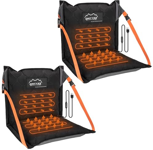 ONTYZZ Stadionsitze Aufblasbares Stadion Sitzkissen mit Rückenlehne Leichter Bodenstuhl Tragbares Polster Wasserdicht Outdoor Klappstühle für Picknick Konzerte Garten Balkon Fischerei Camping Stühle