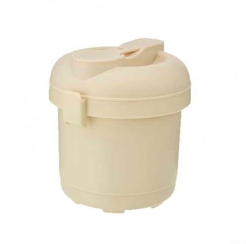 Cuiseur vapeur pour micro-ondes pour riz et légumes avec circulation efficace de la vapeur, gain de temps, design portable pour bureau et repas en plein air