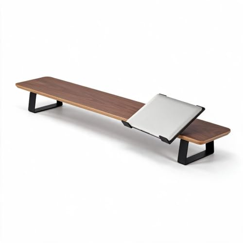 Laptop-Ständer mit einstellbarem Winkel für Desk Shelf Schiene | Notebook-Halterung als zweiter Monitor | Modulares Zubehör Desk Shelves