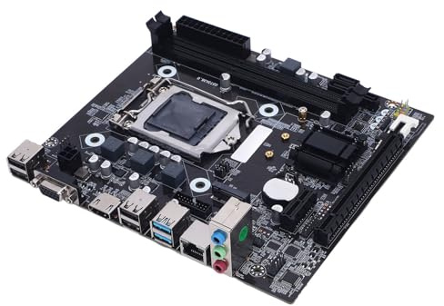 H81 Gaming Mainboard M ATX LGA 1150 mit DDR3 Unterstützung | M.2 NVMe NGFF SATA 3.0 8 Layer PCB 6 Phase Power Full Capacitors Core i3 i5 i7 4th Gen