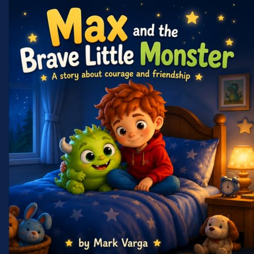 Max and the Brave Little Monster: A Bedtime Story: A Calming Bedtime Story for Kids About Friendship, Courage, and Overcoming Fear of the Dark (Ages 3-7)