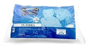 2 cuscini guanciali CALEFFI in morbida fibra naturale 100% cotone lavabile in lavatrice 50X80 CM