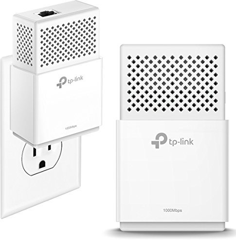 TP-Link AV1000 Powerline Ethernet Adapter - Gigabit Port, Plug&Play, Power Saving, Ethernet Over Power, Expand Home Network with Stable Connections, Ideal for Smart TV, Online Gaming (TL-PA7010 KIT)