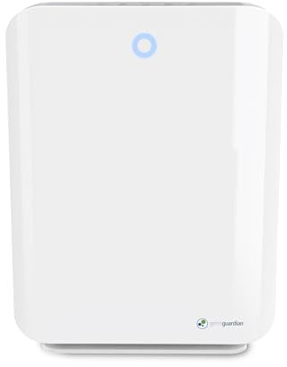 GermGuardian HEPA Air Purifier for Home, Large Rooms up to 1760 Sq. Ft. with HEPA Air Filter & UV-C Light, Zero Ozone Verified, AC5900WCA, White