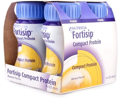 Fortisip Compact Protein Banana Flavour 125ml 4pk