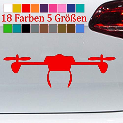 generisch Aufkleber Drohne Sticker Quadrocopter Copter JDM Modell Game of Drones S-XXL